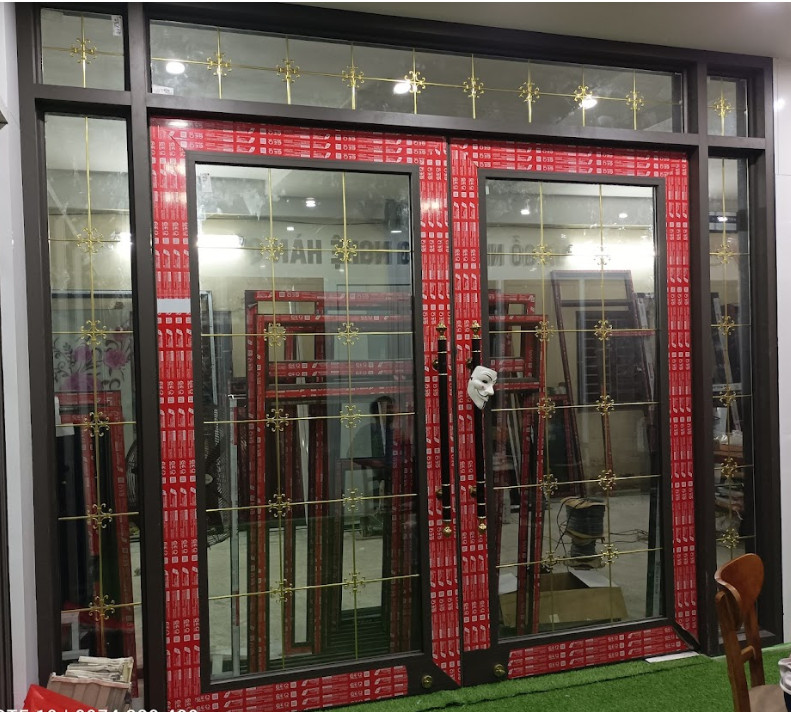 CỬA THỦY LỰC 2 CÁNH + VÁCH